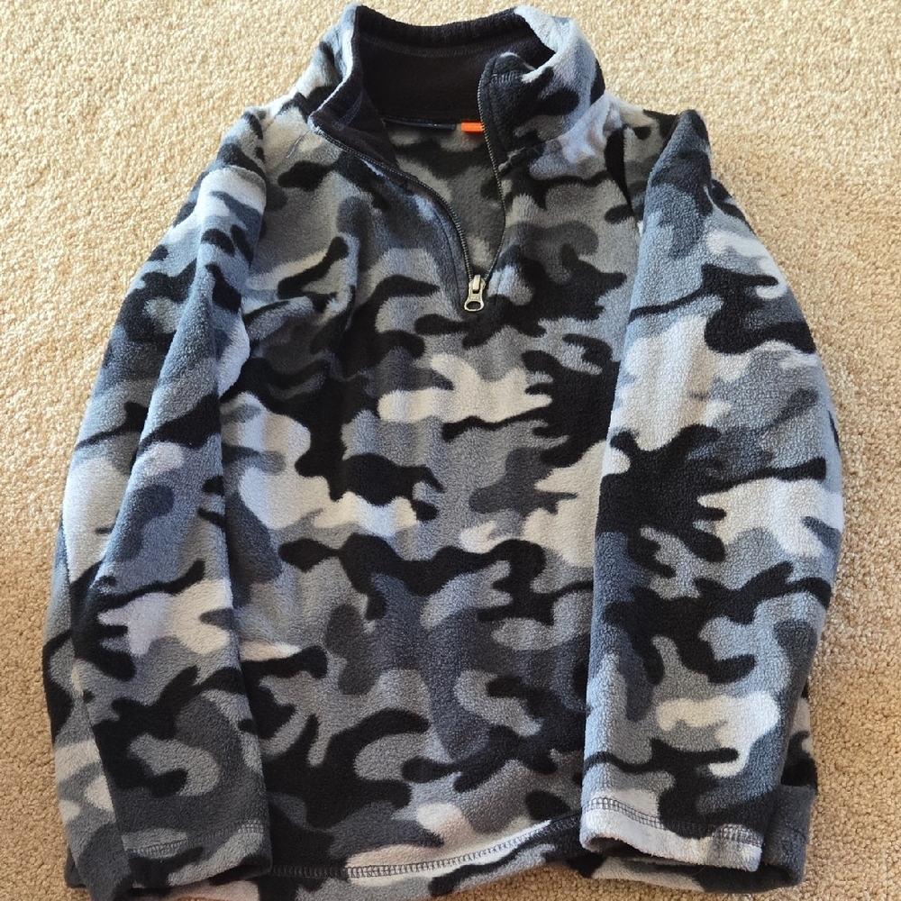 Kids Camouflage Fleece Jacket
